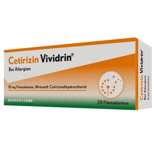 CETIRIZIN Vividrin 10 mg Filmtabletten