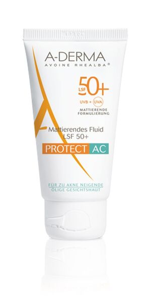 A-DERMA PROTECT AC SPF 50+ Mattierendes Fluid