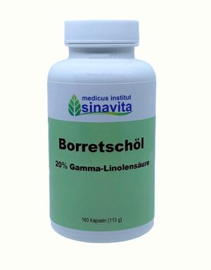 Borretschöl 20% Gamma-Linolensäure 160 Kps.