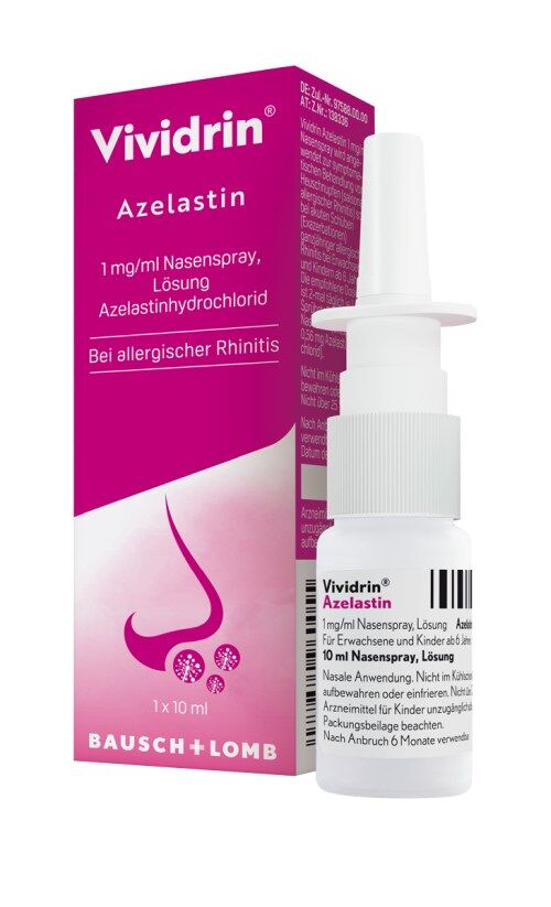 VIVIDRIN Azelastin 1 mg/ml Nasenspray Lösung