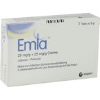 EMLA 25 mg/g + 25 mg/g Creme + 2 TEGADERM PFL