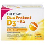 EUNOVA DuoProtect D3+K2 1000IE/80UG