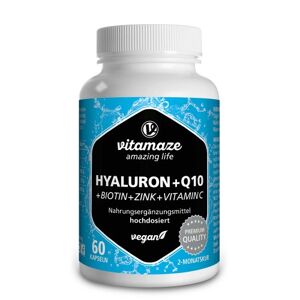 Hyaluronsäure 200 mg hochd. + Coenzym Q10 vegan