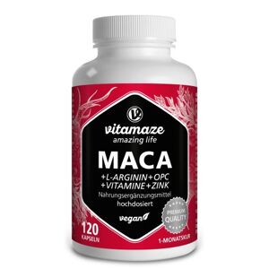 Maca 10:1 hochdosiert + L-Arginin+OPC+Vit. Vegan