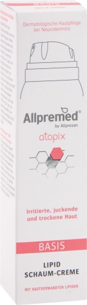 Allpremed atopix - Irritierte, juckende und trockene Haut - Schaum-Creme BASIS 100 ml