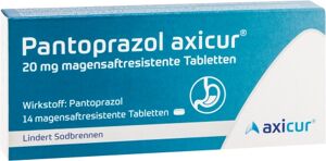 Pantoprazol axicur 20 mg magensaftresistente Tabl.