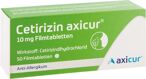 Cetirizin axicur 10 mg Filmtabletten