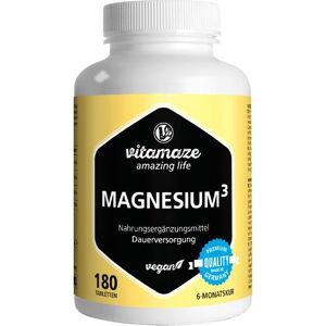 Magnesium 350mg Komplex Citrat Oxid Carbonat vegan