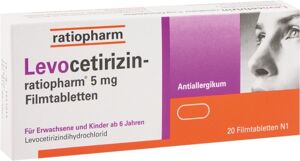 Levocetirizin-ratiopharm 5 mg Filmtabletten