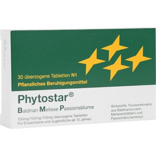 Phytostar Baldrian Melisse Passionsb 150/125/110mg