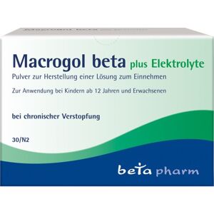 Macrogol beta plus Elektrolyte Plv.z.H.e.L.z.Einn.