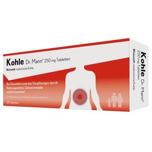 Kohle Dr.Mann 250mg Tablettem