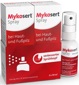Mykosert Spray bei Haut- und Fußpilz