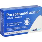 Paracetamol axicur 500 mg Tabletten