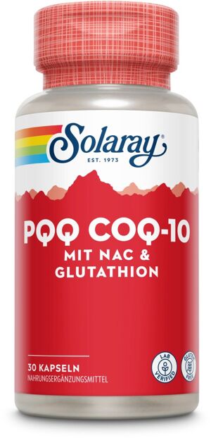 PQQ CoQ10 mit NAC & Glutathion Solaray