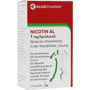 Nicotin AL 1mg/Sprühstoß Spray z.An.i.d.Mundhö Lsg