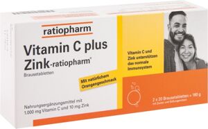Vitamin C plus Zink-ratiopharm Brausetabletten