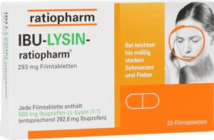 IBU-LYSIN-ratiopharm 293 mg Filmtabletten