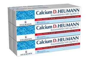 Calcium D3 HEUMANN Brausetabletten 600 mg/400 I.E.