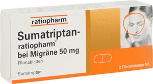 Sumatriptan-ratiopharm bei Migräne 50 mg FTA