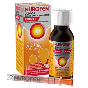 Nurofen Junior Fieber-u.Schmerzsaft Erdbe.40 mg/ml