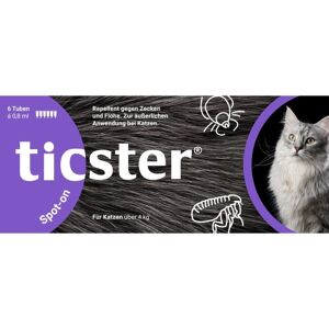 TICSTER Spot-on-Lsg.z.Auftropf.f.Katzen 4-8 kg