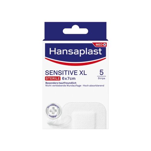 Hansaplast Wundverband Steril Sensitive 6x7cm