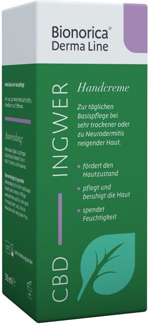 Derma Line Handcreme Ingwer-CBD Bionorica