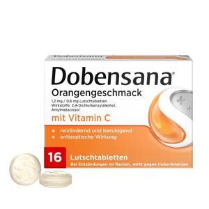 Dobensana Orangengeschmack 1.2 mg / 0.6 mg Lutscht