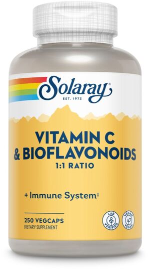 Vitamin C 500 mg mit Bioflavonoiden 1:1 Solaray