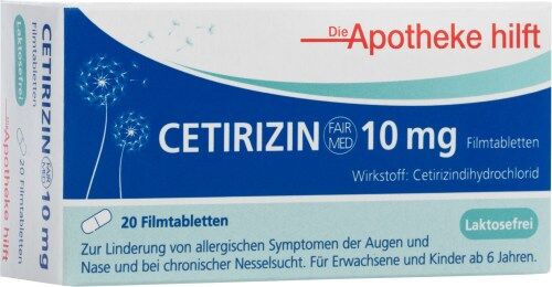 Cetirizin Fair-Med Healthcare 10 mg Filmtab.