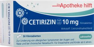 Cetirizin Fair-Med Healthcare 10 mg Filmtab.