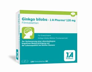 Ginkgo biloba - 1 A Pharma 120 mg Filmtabletten