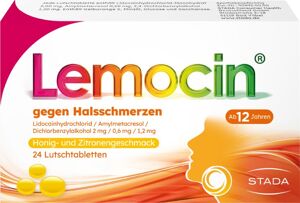 Lemocin gegen Halsschmerzen Honig- und Zitronenge