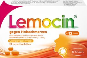 Lemocin gegen Halsschmerzen Orangengeschmack