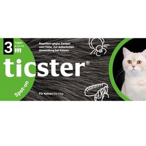 TICSTER Spot-on Lsg.z.Auftropf.f.Katzen bis 4 kg