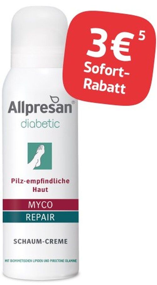 Allpresan diabetic Schaum-Creme MYCO + REPAIR 75 ml