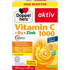 Doppelherz Vitamin C 1000 + D3 + Zink Depot