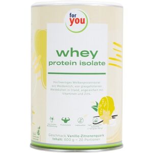for you whey protein isolate vanille-zitronenquark