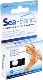 SEA-BAND Akupressurband f. Erwachsene schwarz