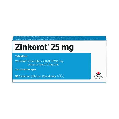 Zinkorot 25 mg Tabletten