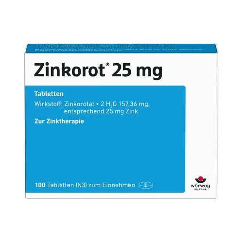 Zinkorot 25 mg Tabletten