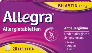 Allegra Allergietabletten 20 mg Tabletten