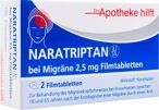 Naratriptan Juta bei Migräne 2.5 mg Filmtabletten