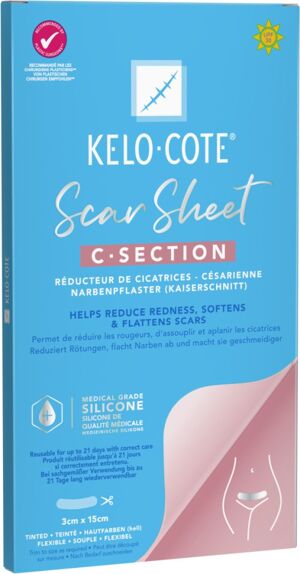 KELO-COTE Silikon-Narbenpflaster Kaiserschnitt