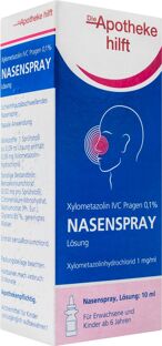 Xylometazolin IVC Pragen 0.1% Nasenspray Lösung