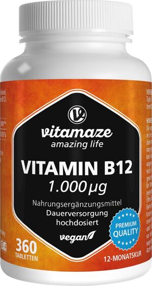 Vitamin B12 1000 ug hochdosiert vegan