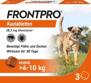 FRONTPRO 28 mg Kautabletten für Hunde 4-10kg