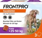 FRONTPRO 136 mg Kautabletten für Hunde 25-50kg