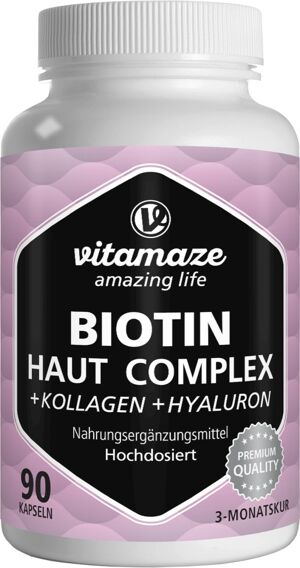 Biotin Haut Komplex hochdosiert + Kollagen
